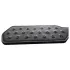 Rouge - paddle van echt leer - studs - zwart