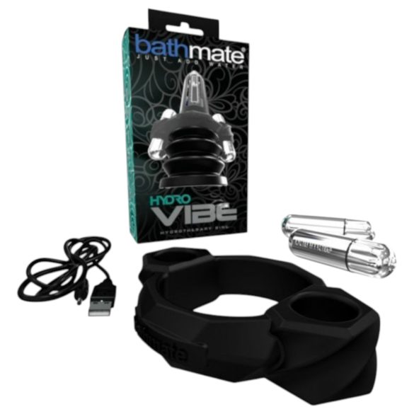 Bathmate Hydro Vibe - hydrotherapie, vibrerende ring (zwart)