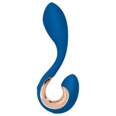   G-Vibe G-Pop 2 - oplaadbare, waterdichte G/P-punt vibrator (blauw)