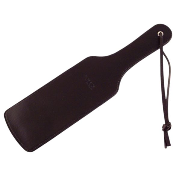 Rouge - paddle voor spanking - hartvorm - echt leer - zwart