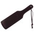 Rouge - paddle voor spanking - hartvorm - echt leer - zwart