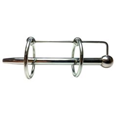 Rouge - dilator met dubbele ring - roestvrij staal - zilver