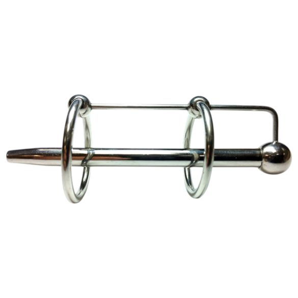 Rouge - roestvrij staal, dubbele ring dilator (zilver)