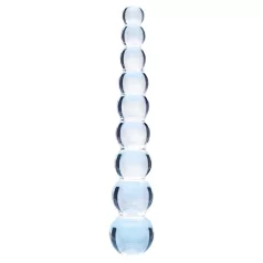   Clarity Elysian Pearls - glazen dildo met parels (transparant)