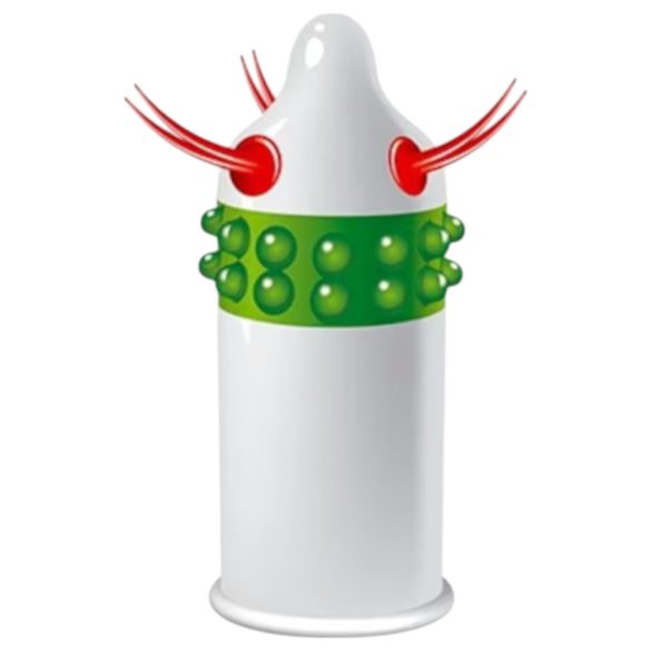 Egzo Uncle Bob - condoom met spikes en tentakels - 1 stuk