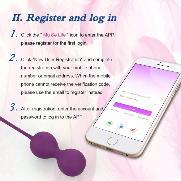 Lonely Winni - slimme vibrerende ei (roze)