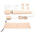 le Wand - exclusieve, op netstroom werkende massager vibrator (beige)