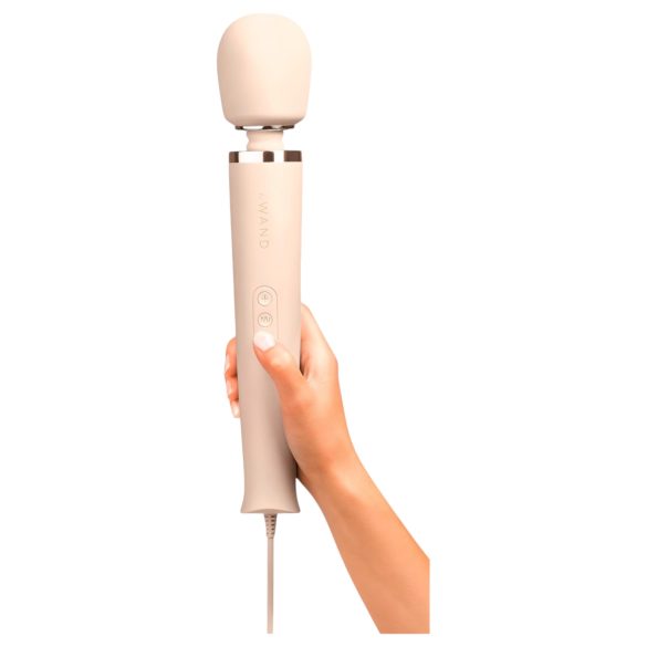 le Wand - oplaadbare massagestav vibrator - luxe - beige