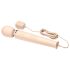 le Wand - exclusieve, op netstroom werkende massager vibrator (beige)