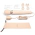 le Wand - exclusieve, op netstroom werkende massager vibrator (beige)