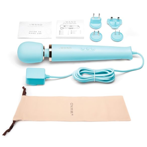 le Wand - oplaadbare wand vibrator - massager - blauw