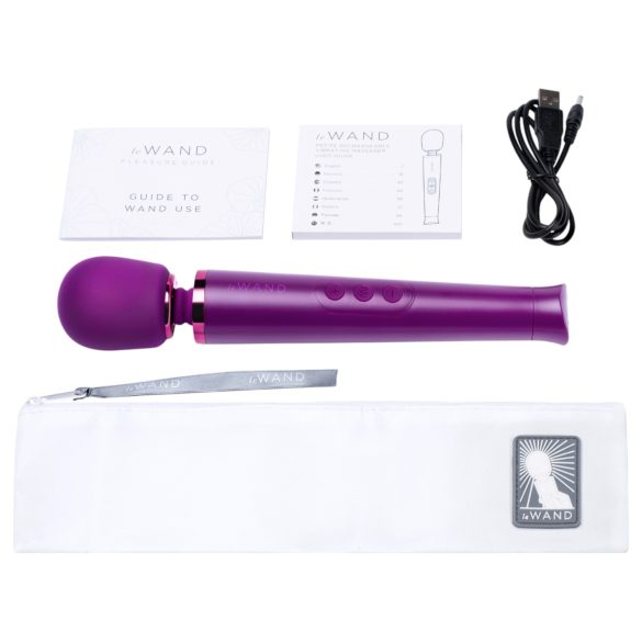 le Wand Petite - massage vibrator - compact - siliconen - paars