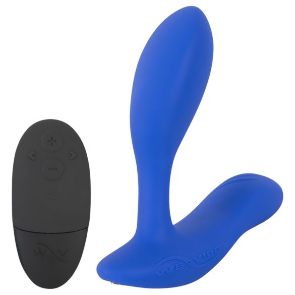 We-Vibe Vector+ - anaal vibrator - oplaadbaar, app-gestuurd - blauw