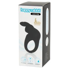 Happyrabbit - Vibrerende penisring - Oplaadbaar - Zwart