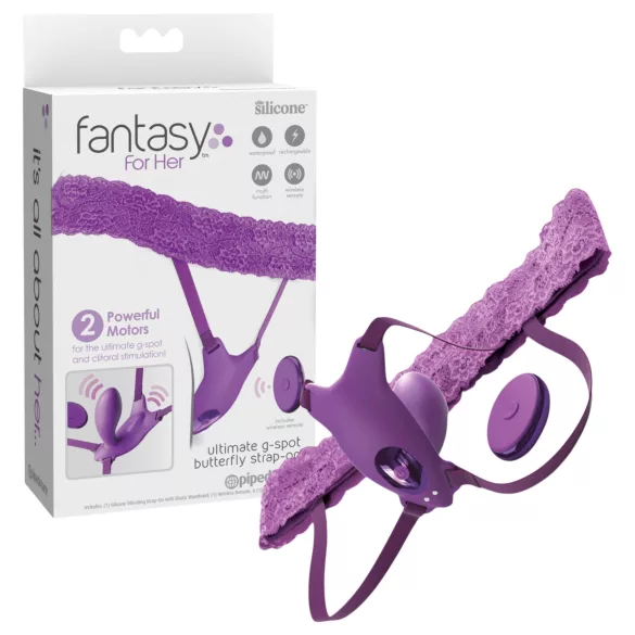 Pipedream Fantasy For Her - draagbare vibrator met ingebouwde G‑spot (paars)
