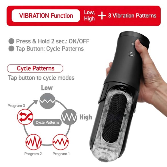 TENGA Flip 0 Electronic - automatische masturbator - zwart