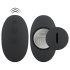 Black Velvet Dubbel P - Strap-on anaal vibrator (zwart)