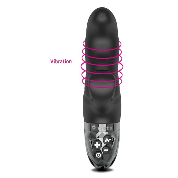mystim Hop Hop Bob E-Stim - oplaadbare elektro-vibrator (zwart)