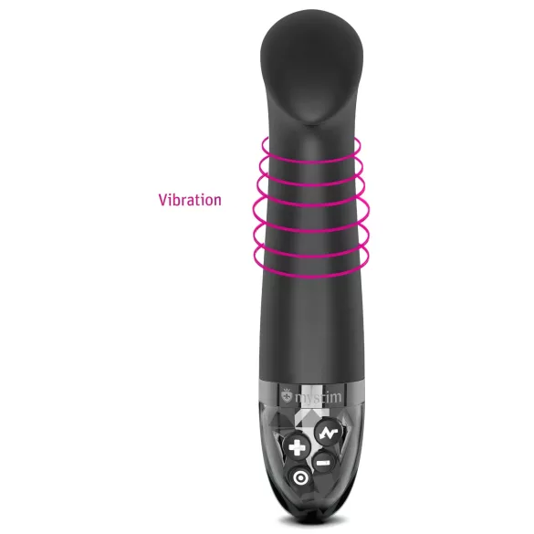 mystim - elektro vibrator voor G-spot - siliconen - zwart