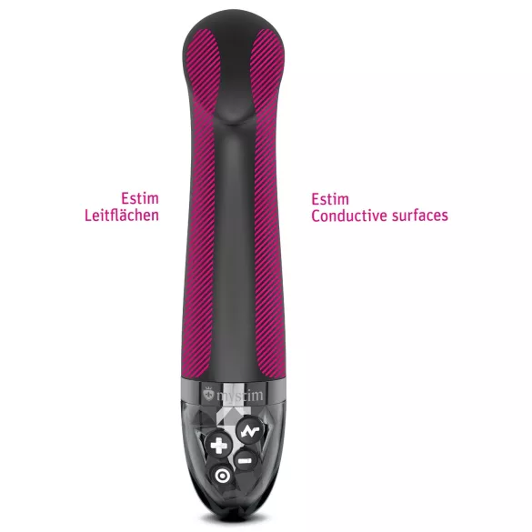 mystim - elektro vibrator voor G-spot - siliconen - zwart