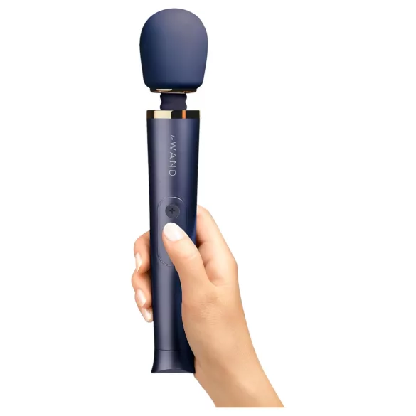 Le Wand Petite - oplaadbare luxe wand vibrator - blauw