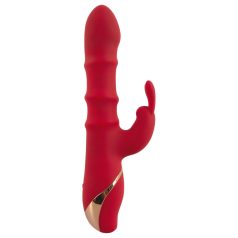   You2Toys Rabbit - rabbit vibrator - bewegende ring - silicone rood