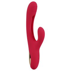 Smile - clitoris en tong vibrator (rood)