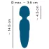 You2Toys Petite - oplaadbare mini vibrator - blauw