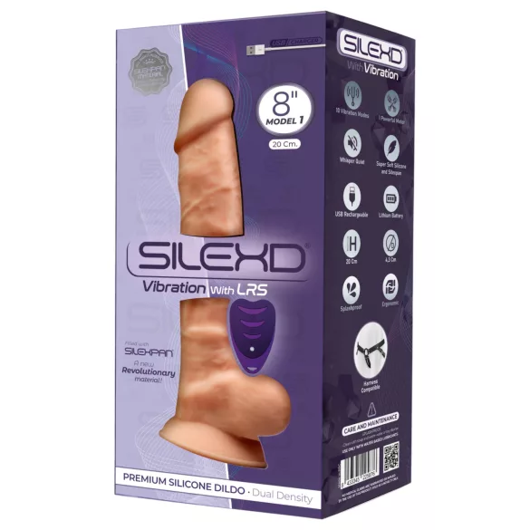 Silexd 8 - prostate en bal vibrator met afstandsbediening - siliconen