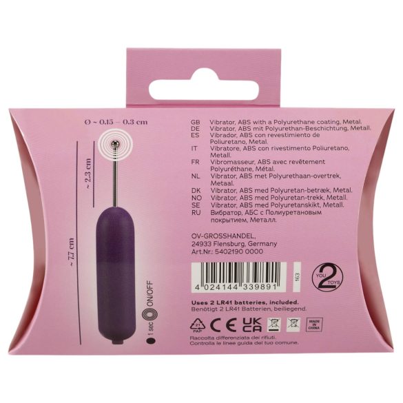You2Toys - clitoris vibrator - gericht stimulatie - paars
