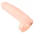 Realistixxx Double Fucker - opzetbare anale vibrator (natuurkleur)