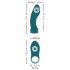 Couples Choice - vibrator voor koppels - 3-in-1 multifunctioneel - turquoise