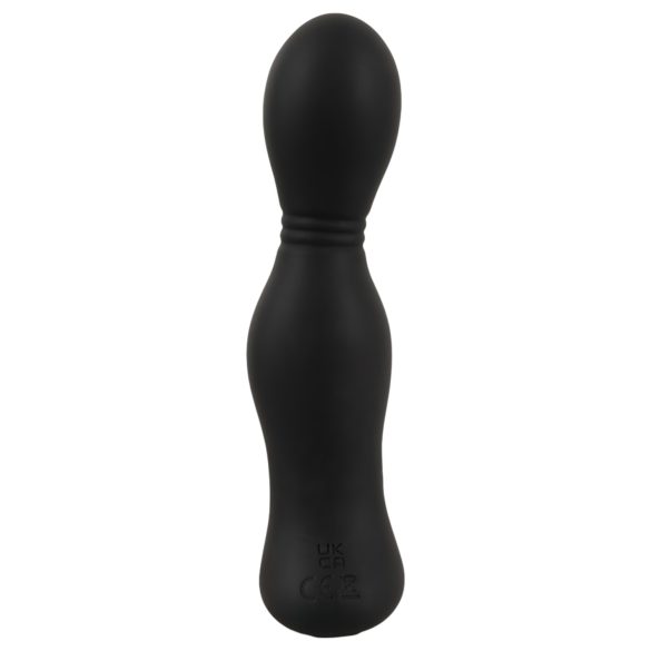 Rebel - prostaat vibrator met afstandsbediening - 2-in-1 - zwart