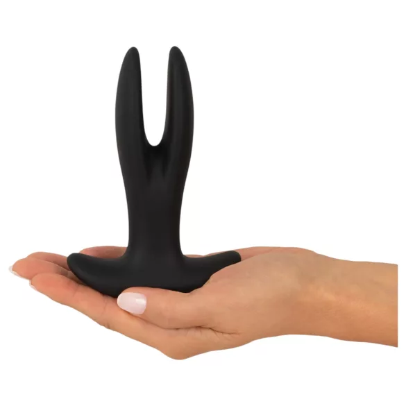 ANOS - dubbele anale vibrator (zwart)