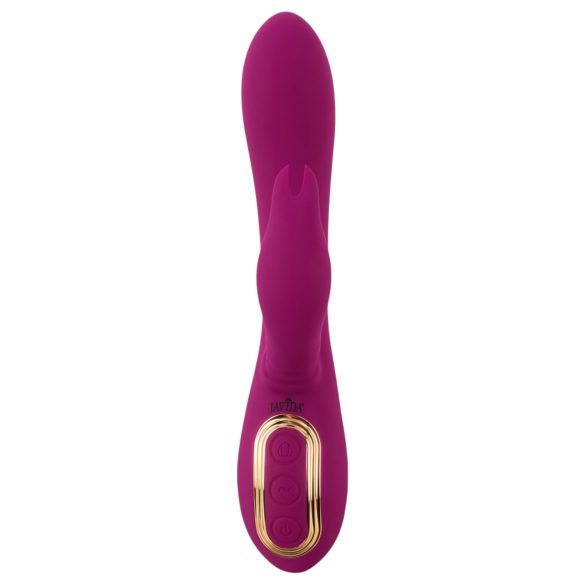 Javida - 3-in-1 vibrator met kralletjes en rotatie - paars