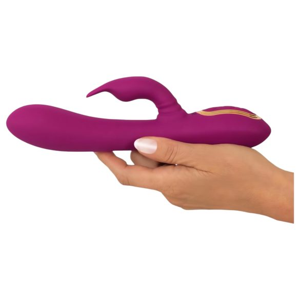 Javida - 3-in-1 vibrator met kralletjes en rotatie - paars