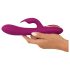 Javida - 3-in-1 vibrator met kralletjes en rotatie - paars