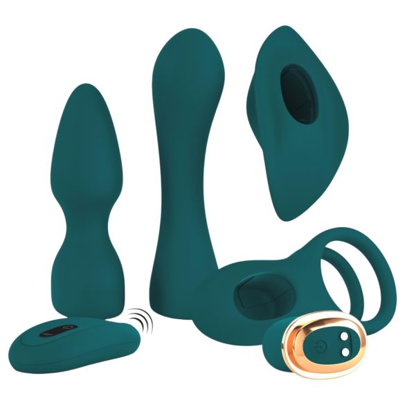 Couples Choice - Vibrator voor koppels met afstandsbediening - 4-in-1