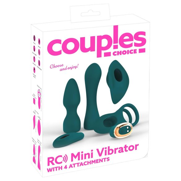 Couples Choice - Vibrator voor koppels met afstandsbediening - 4-in-1