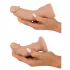 You2Toys - strap-on dildo set - huidkleurig