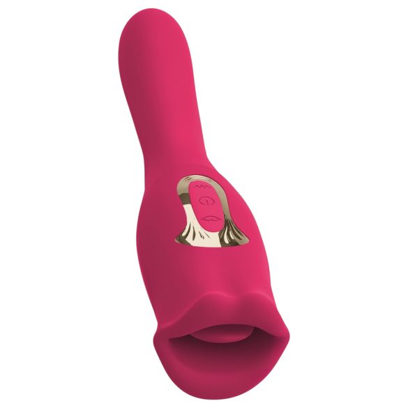 You2Toys - vibrator met tongstimulator - 2in1 - siliconen - roze