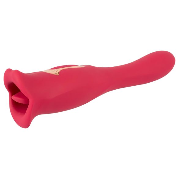 You2Toys - vibrator met tongstimulator - 2in1 - siliconen - roze