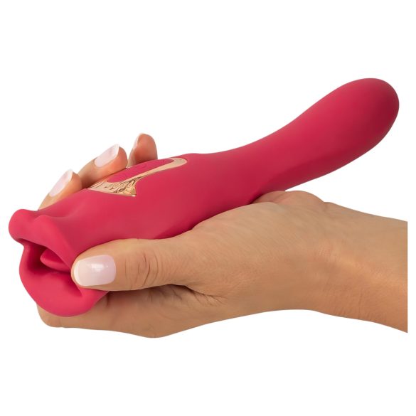 You2Toys - vibrator met tongstimulator - 2in1 - siliconen - roze