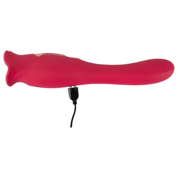 You2Toys - vibrator met tongstimulator - 2in1 - siliconen - roze