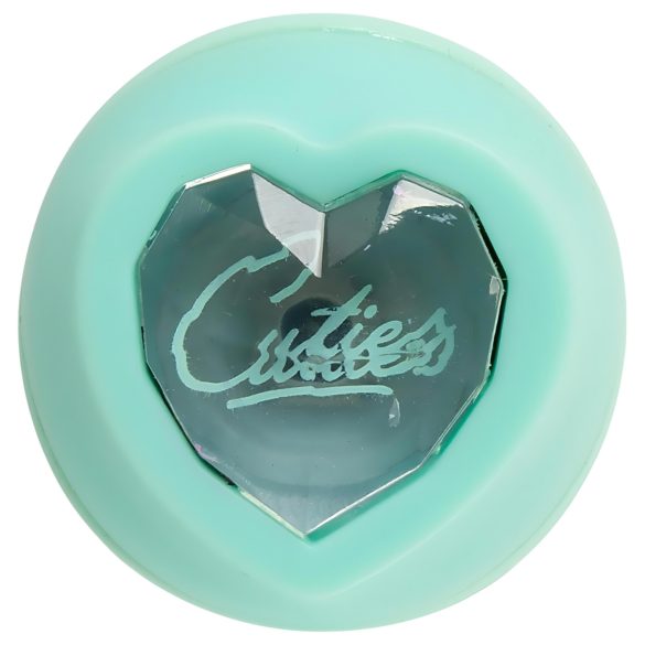 Cuties Mini 4 - oplaadbare, waterdichte, konijnvibrator (groen)