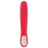 Smile Thumping Rabbit - vibrator met 3 motoren - oplaadbaar - rood