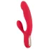 Smile Thumping Rabbit - vibrator met 3 motoren - oplaadbaar - rood