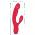 Smile Thumping Rabbit - vibrator met 3 motoren - oplaadbaar - rood