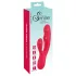 Smile Thumping Rabbit - vibrator met 3 motoren - oplaadbaar - rood