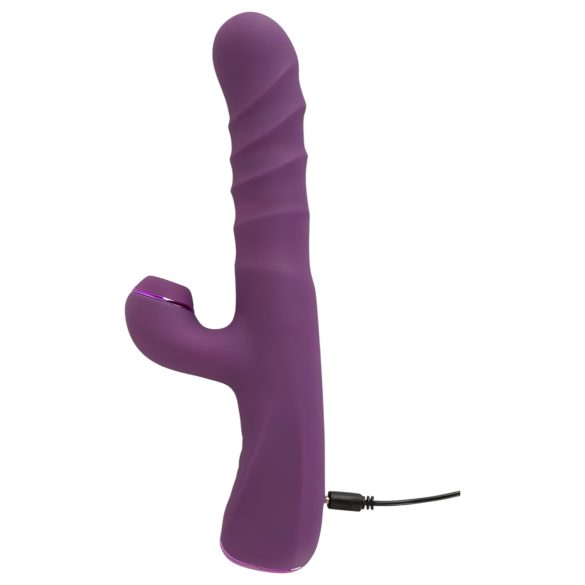 Javida - 3in1 rabbit vibrator - siliconen - paars